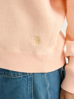 Bellerose Fella Relaxed Sweatshirt Light rose Discount