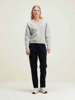 Bellerose Fellow V-hals Sweatshirt Heather grey Online