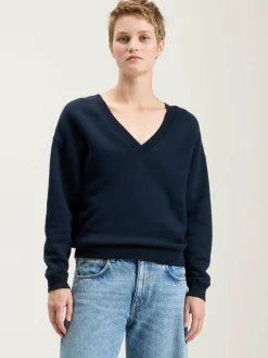 Bellerose Fellow V-hals Sweatshirt Navy Online