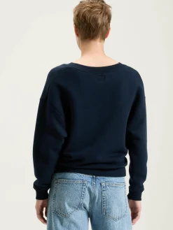 Bellerose Fellow V-hals Sweatshirt Navy Online