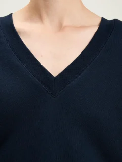 Bellerose Fellow V-hals Sweatshirt Navy Online