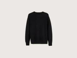 Bellerose Flake Ronde Hals Sweatshirt Black Clearance