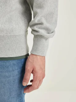 Bellerose Flake Ronde Hals Sweatshirt Heather grey Hot