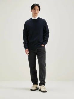Bellerose Flake Ronde Hals Sweatshirt Navy Online