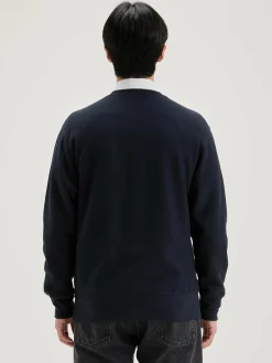 Bellerose Flake Ronde Hals Sweatshirt Navy Online