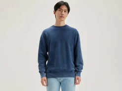 Bellerose Flake Ronde Hals Sweatshirt Ink Best