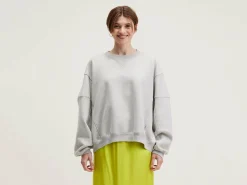 Bellerose Flips Ronde Hals Sweatshirt Heather grey New