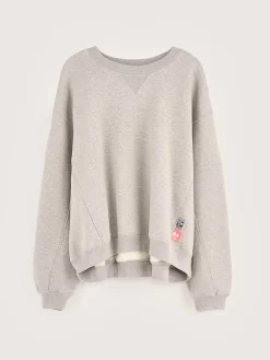 Bellerose Flips Ronde Hals Sweatshirt Heather grey New