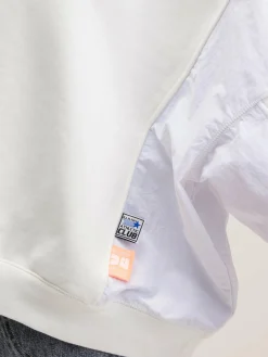 Bellerose Flips Ronde Hals Sweatshirt Vintage white Discount