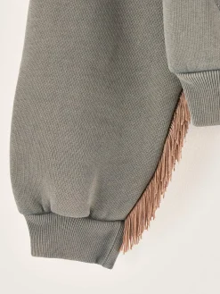 Bellerose Flores Comfortabel Sweatshirt Black sand New