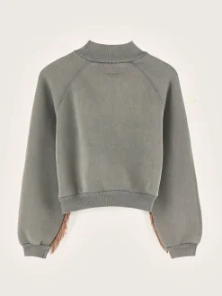 Bellerose Flores Comfortabel Sweatshirt Black sand New