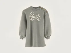 Bellerose Francy Sweatshirtjurk Black sand Discount