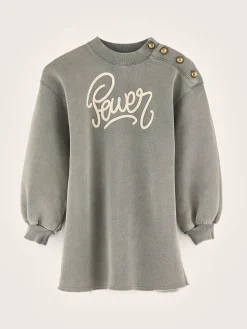 Bellerose Francy Sweatshirtjurk Black sand Discount