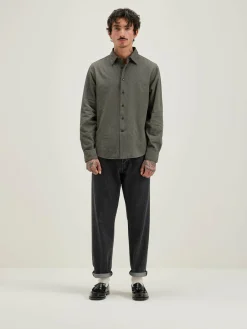 Bellerose Franklin Popeline Hemd Acier Online