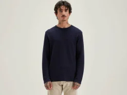 Bellerose Fresh Lange Mouwen T-shirt Navy Best