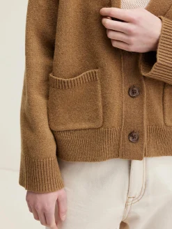 Bellerose Gaddin Boxy Cardigan Tan