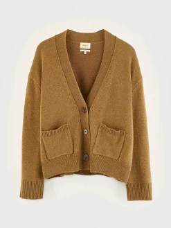 Bellerose Gaddin Boxy Cardigan Tan