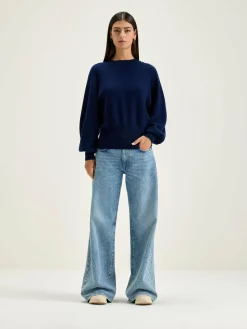 Bellerose Ganto Ronde Hals Trui Naval Clearance