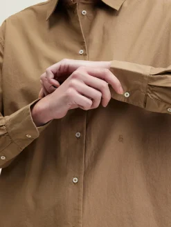 Bellerose Gastoo Popeline Hemd Tan Best