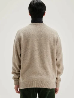 Bellerose Gatem Ronde Hals Trui Oatmeal Sale