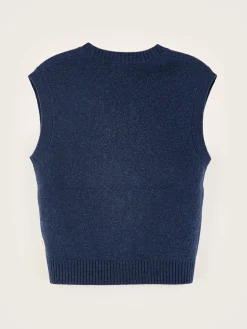 Bellerose Gatty Mouwloze Trui Ink Clearance