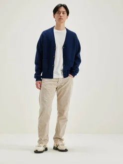 Bellerose Geican V-hals Cardigan Naval Best