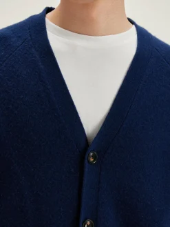 Bellerose Geican V-hals Cardigan Naval Best