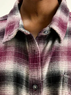 Bellerose Genk Hemdjurk Antique white / Ebene / Wine Hot