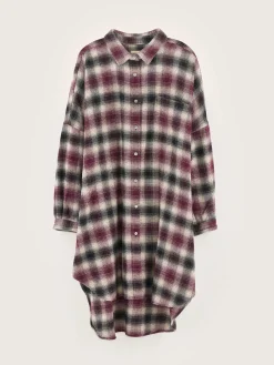 Bellerose Genk Hemdjurk Antique white / Ebene / Wine Hot