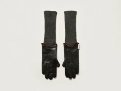 Bellerose Gia Leren Handschoenen Black New