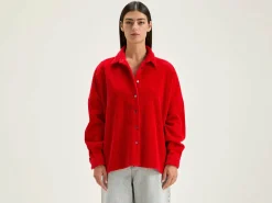 Bellerose Ginna Corduroy Hemd Sanguine Outlet