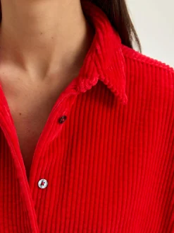 Bellerose Ginna Corduroy Hemd Sanguine Outlet