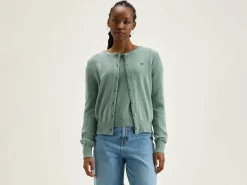 Bellerose Giwes Ronde Hals Cardigan Rain blue