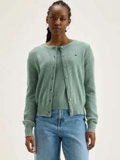 Bellerose Giwes Ronde Hals Cardigan Rain blue