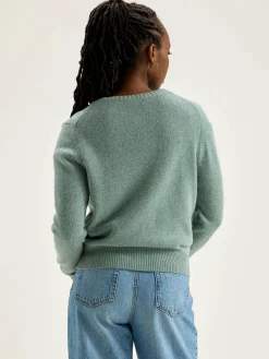 Bellerose Giwes Ronde Hals Cardigan Rain blue