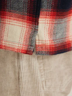 Bellerose Goney Geruit Overhemd Blueberry / Hot sauce