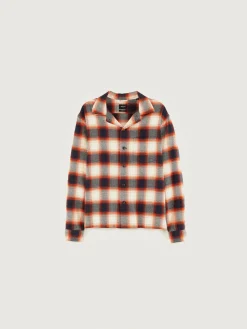 Bellerose Goney Geruit Overhemd Blueberry / Hot sauce