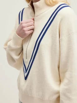 Bellerose Goppo Trui Met Ritssluiting Outlet