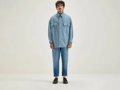 Bellerose Grown Denim Overhemd Chambray Best