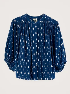 Bellerose Ink Cropped Blouse Myosotis Online