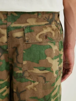 Bellerose Kargo Relaxed Cropped Broek Amber / Army Discount