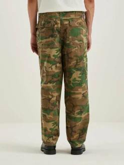 Bellerose Kargo Relaxed Cropped Broek Amber / Army Discount