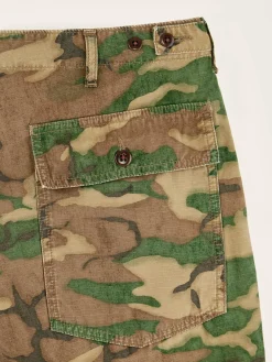 Bellerose Kargo Relaxed Cropped Broek Amber / Army Discount