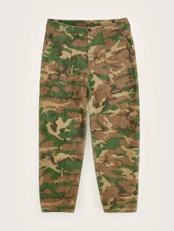 Bellerose Kargo Relaxed Cropped Broek Amber / Army Discount