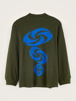 Bellerose Kellos Lange Mouwen T-shirt Moss