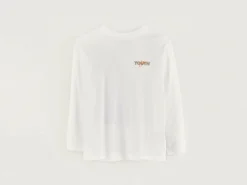 Bellerose Kellos Lange Mouwen T-shirt White Clearance