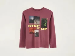 Bellerose Kenno Lange Mouwen T-shirt Lychee Outlet