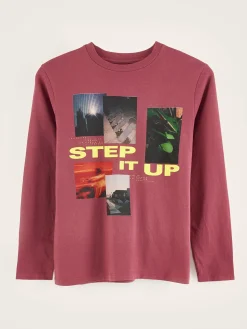 Bellerose Kenno Lange Mouwen T-shirt Lychee Outlet