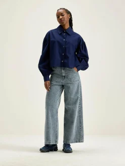 Bellerose Kinga Popeline Hemd Naval