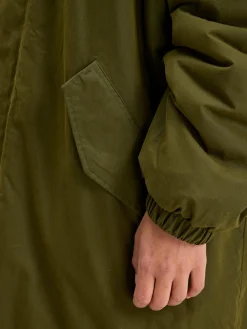 Bellerose Laos Parka Met Capuchon Olive Outlet